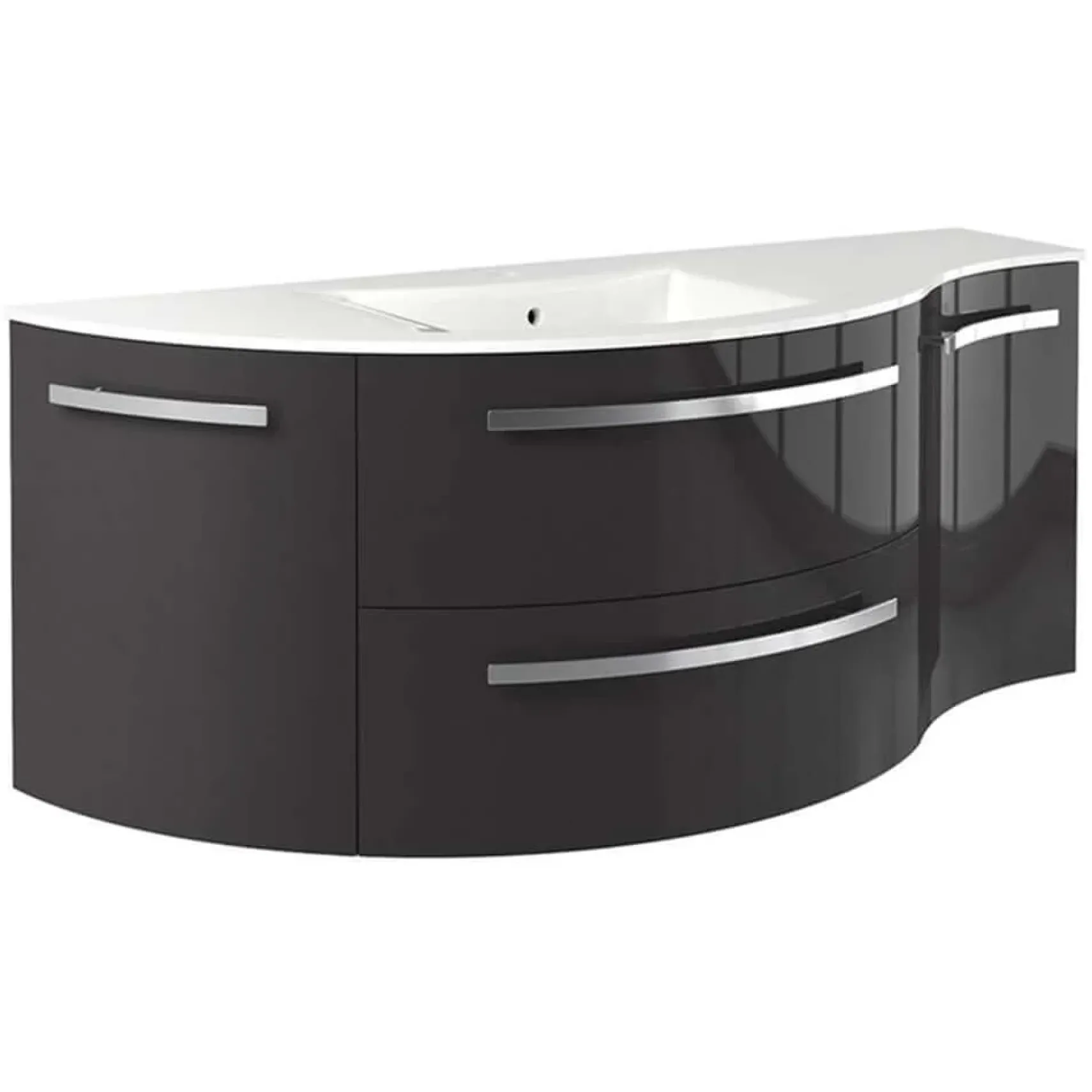 Latoscana 52" Modern Bathroom Vanity, Ameno Series, Left Side, AM52L