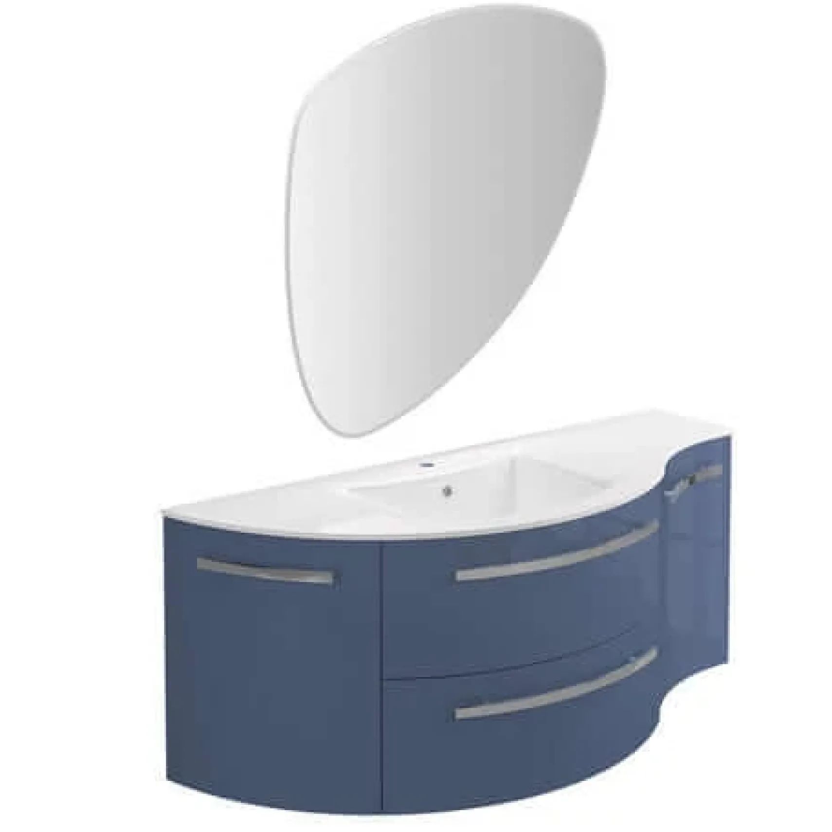 Latoscana 52" Modern Bathroom Vanity, Ameno Series, Left Side, AM52L