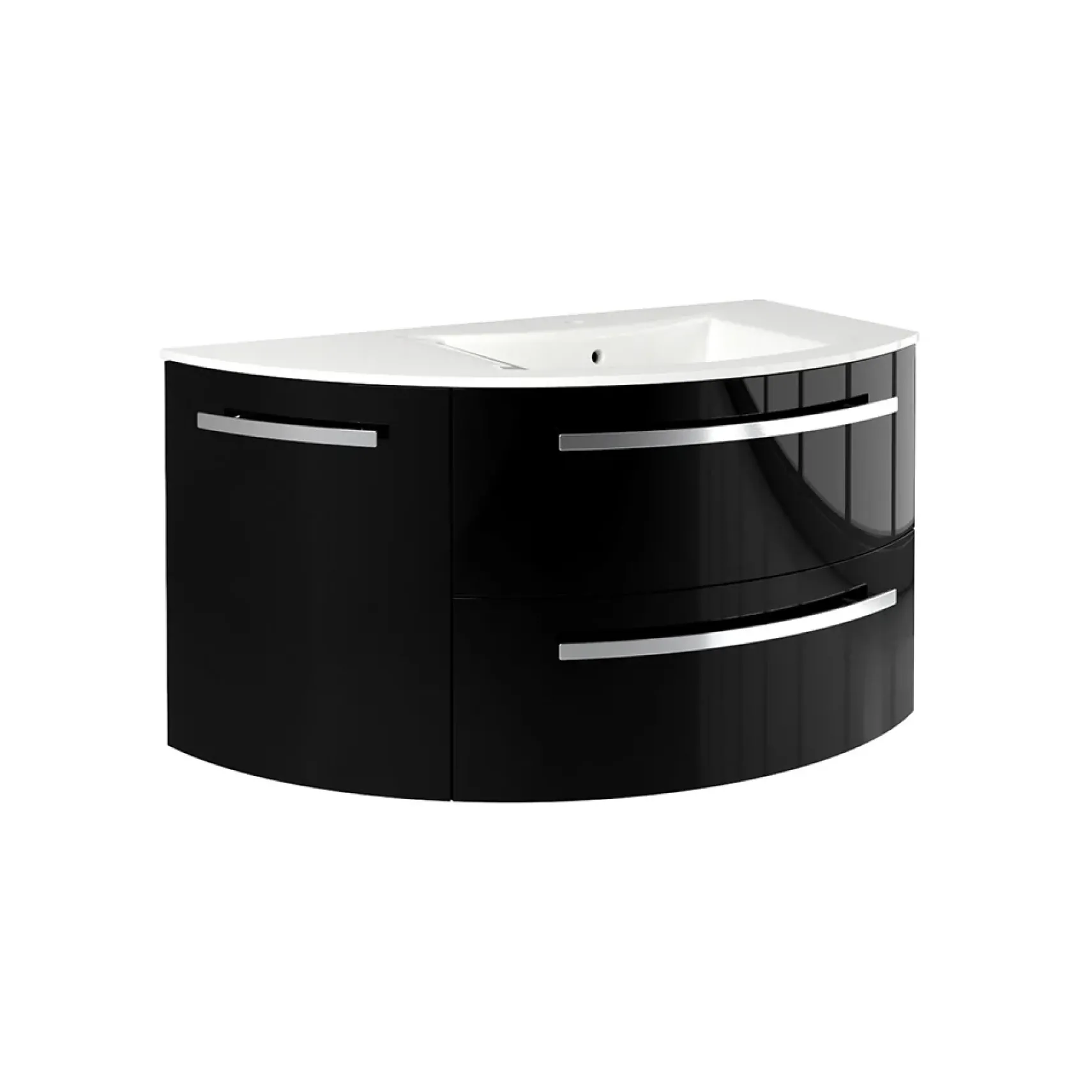 Latoscana 38" Modern Bathroom Vanity Right Side Corner, Ameno Series, AM38OPT2