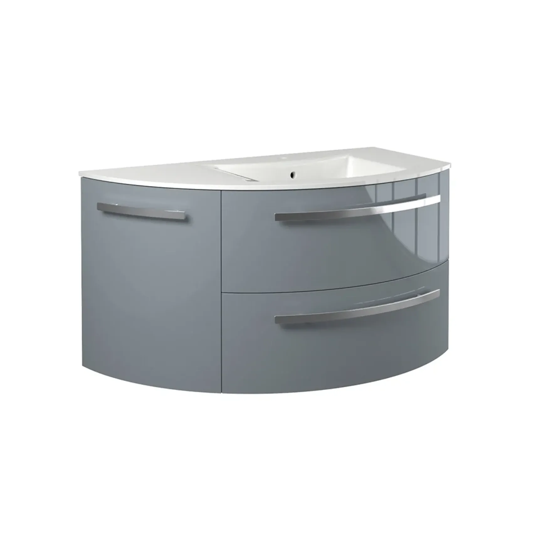 Latoscana 38" Modern Bathroom Vanity Right Side Corner, Ameno Series, AM38OPT2