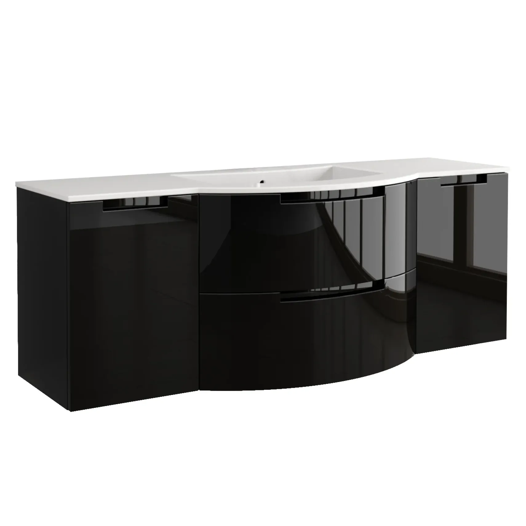 Latoscana 57" Modern Bathroom Vanity, Oasi Series, OA57OPT4