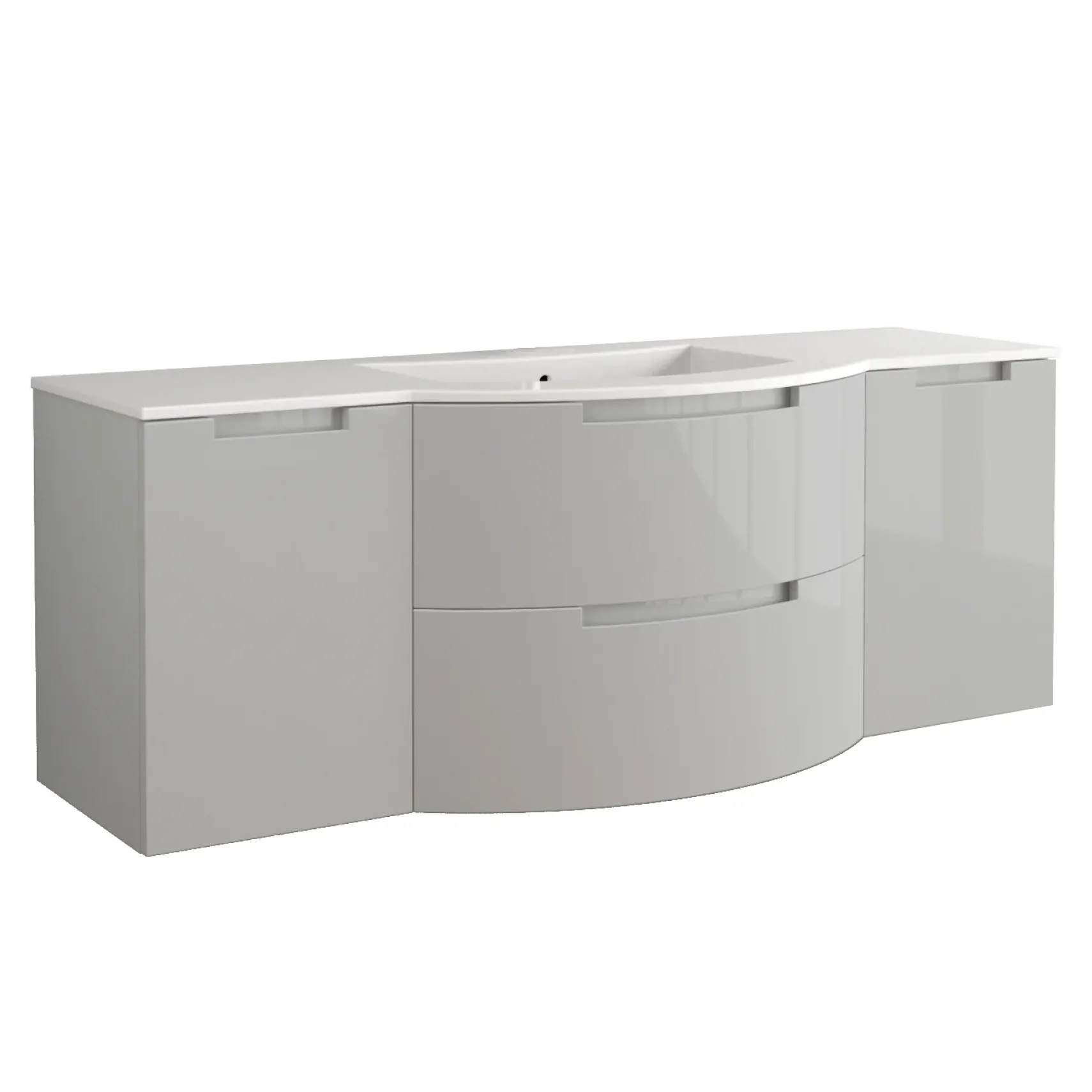 Latoscana 57" Modern Bathroom Vanity, Oasi Series, OA57OPT4