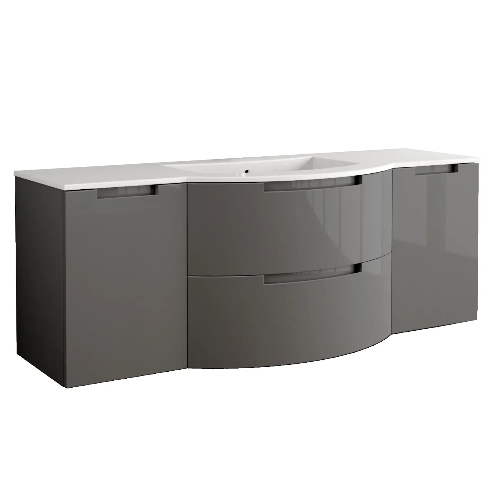 Latoscana 57" Modern Bathroom Vanity, Oasi Series, OA57OPT4