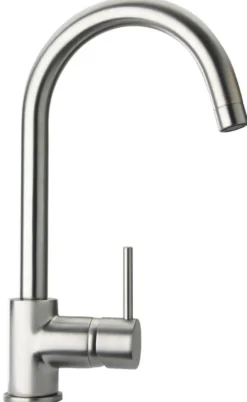 Latoscana Elba Single Handle Pull Down Kitchen Faucet, Stream Only, Brushed Nickel, 78PW591