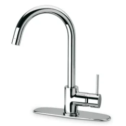Latoscana Elba Single Handle Pull Down Kitchen Faucet, Stream Only, Chrome, 78CR591
