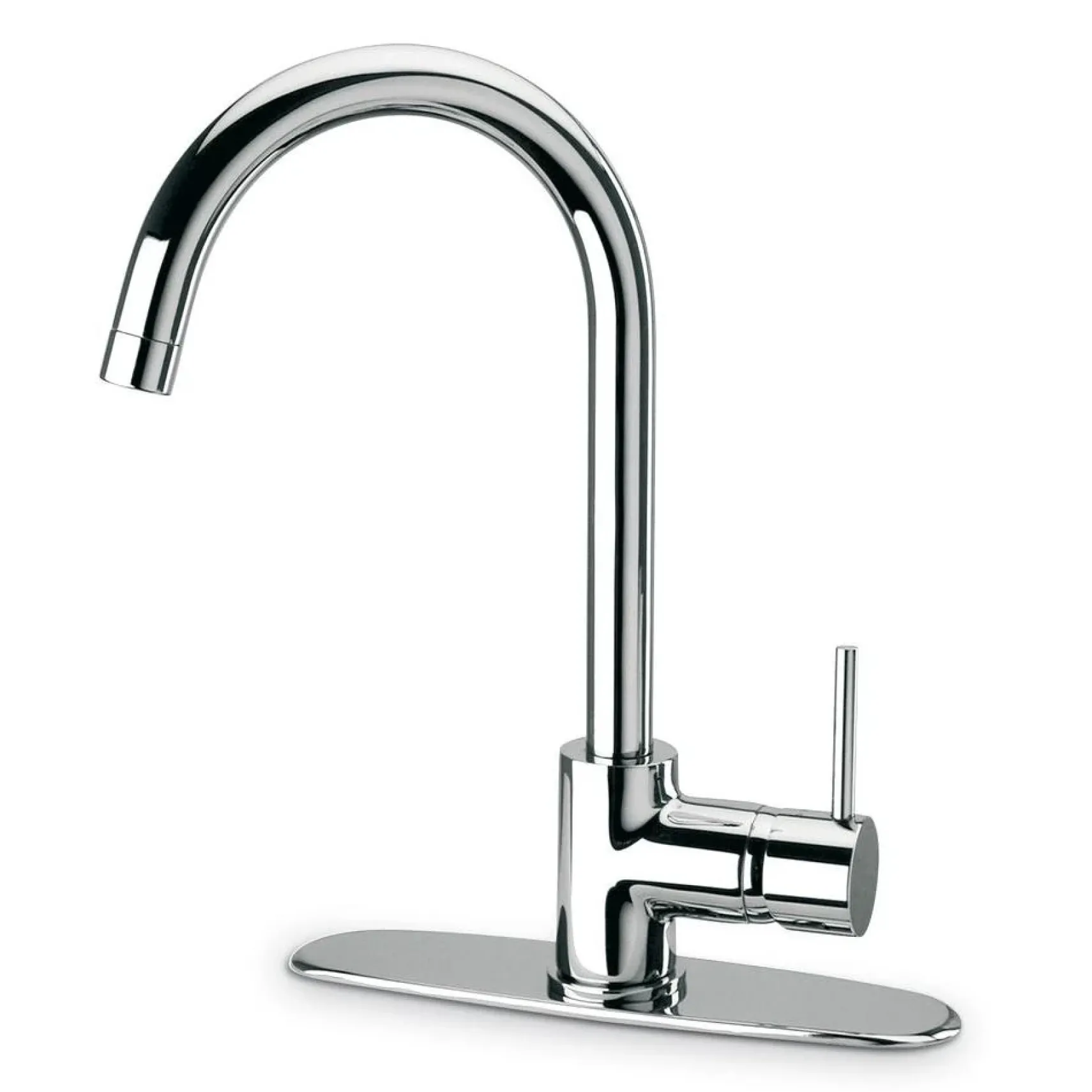 Latoscana Elba Single Handle Pull Down Kitchen Faucet, Stream Only, Chrome, 78CR591