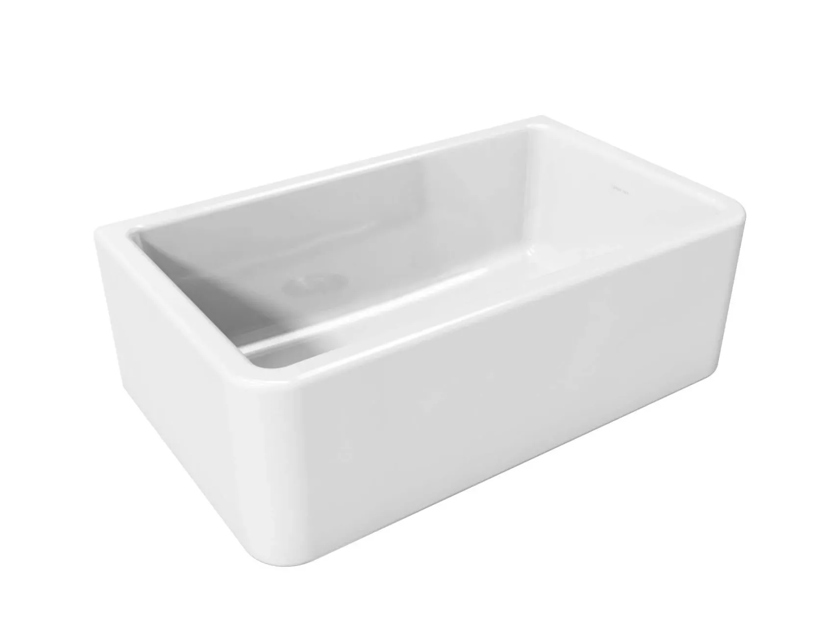 Latoscana 30" Fireclay Single Bowl Farmhouse Apron Sink, White, LFS3018W