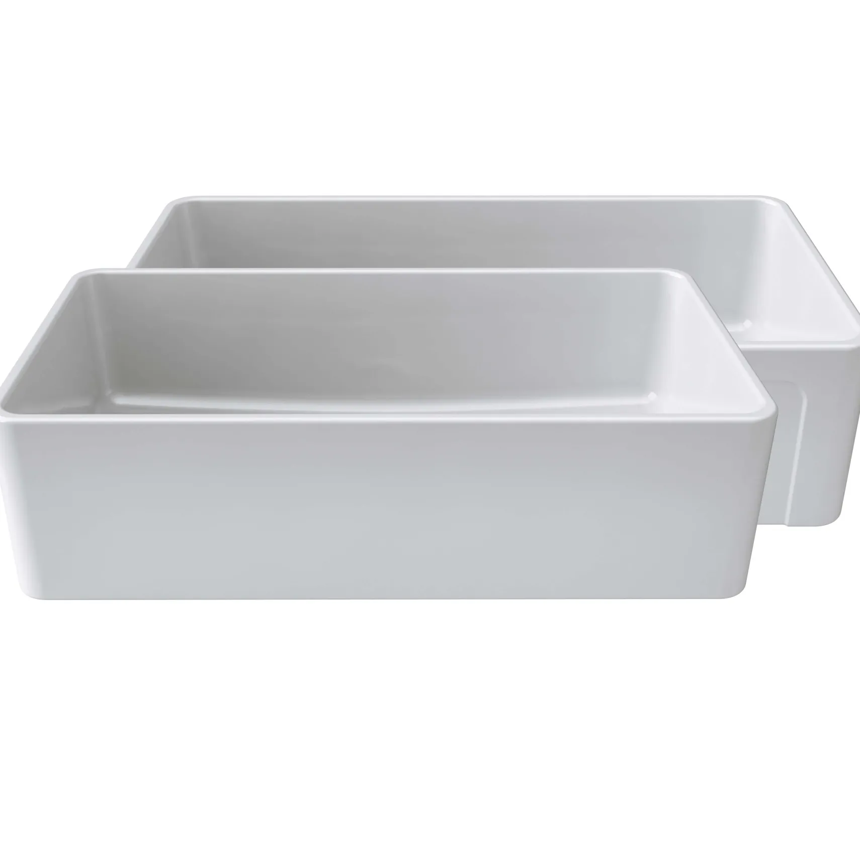 Latoscana 36" Fireclay Single Bowl White Farmhouse Apron Sink, Reversible, LTW3619W