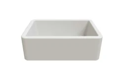 LaToscana 30" Quartz Composite Farmhouse Sink, White, Marmorin Series, LA3019W