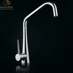 MaestroBath 1.8 GPM Gabbiano ADA Kitchen Faucet, Chrome, Lead-Free Brass, Polished Chrome, KIT-GAB-CHR