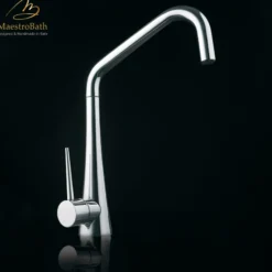 MaestroBath 1.8 GPM Gabbiano ADA Kitchen Faucet, Brushed Nickel, Lead-Free Brass, KIT-GAB-BNI