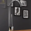 MaestroBath 1.8 GPM Isola Tropic Mod ADA Kitchen Faucet, Chrome, Lead-Free Brass, Polished Chrome, KIT-ISO-CHR