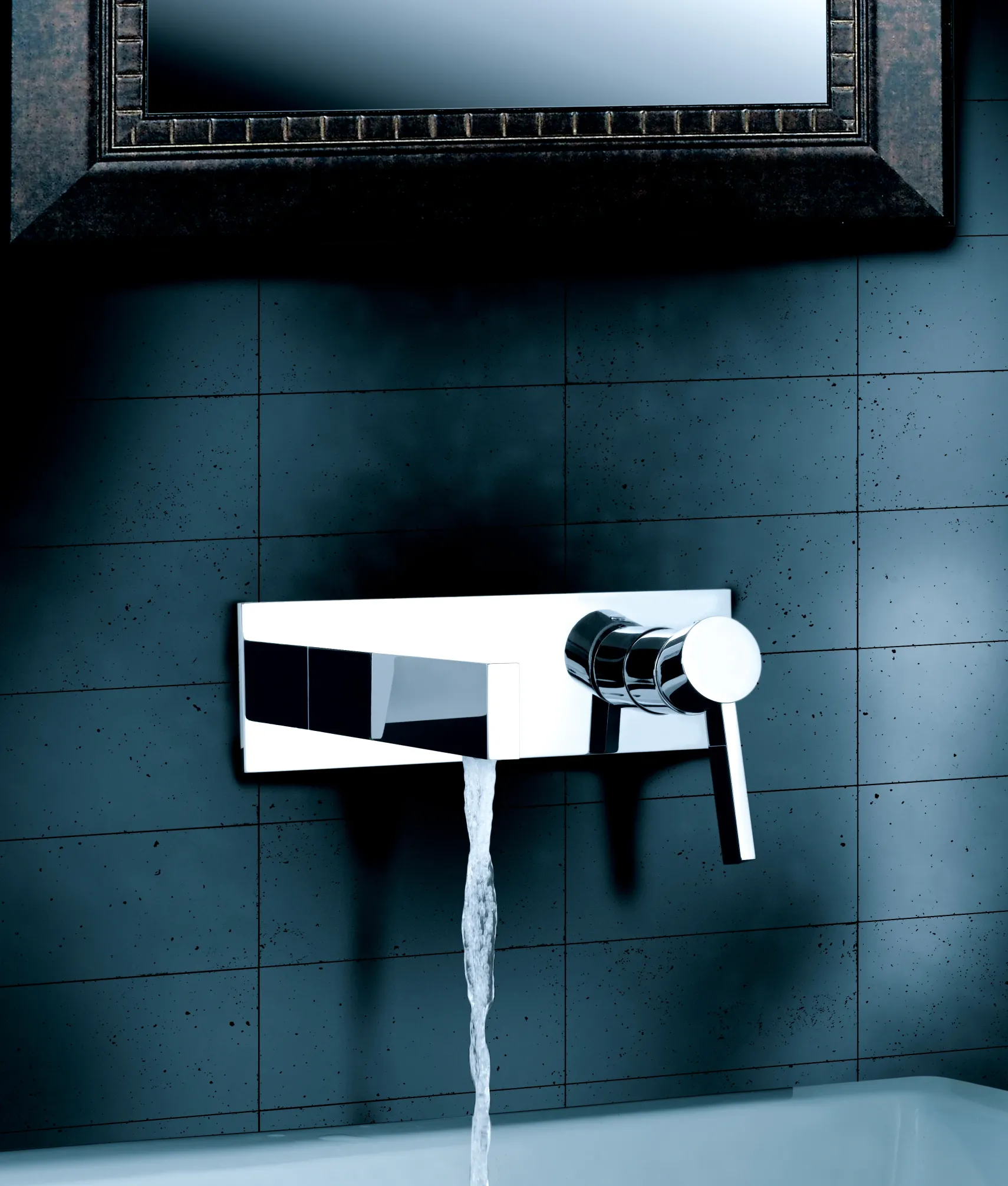 MaestroBath 1.2 GPM Primavera Wall-Mounted ADA Bathroom Faucet, Chrome, Without pop-up drain, Lead-Free Brass, Polished Chrome, FAU-PR21-CHR