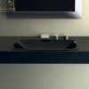 MaestroBath 25" Spiaggia ADA Rectangle Bathroom Sink, Black, Pert/Acrylic, PER-SPG-BLK