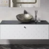 MaestroBath Sogno Modern Bathroom Vanity, White, 40", Wood, VAN-SGN40-WHT