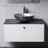 MaestroBath Sogno Modern Bathroom Vanity, White, 32, Wood, VAN-SGN32-WHT