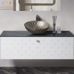 MaestroBath Sogno Modern Bathroom Vanity, White, 48