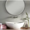 Nantucket Sinks Brant Point 23" Ceramic Bathroom Vessel Sink, White, NSV305