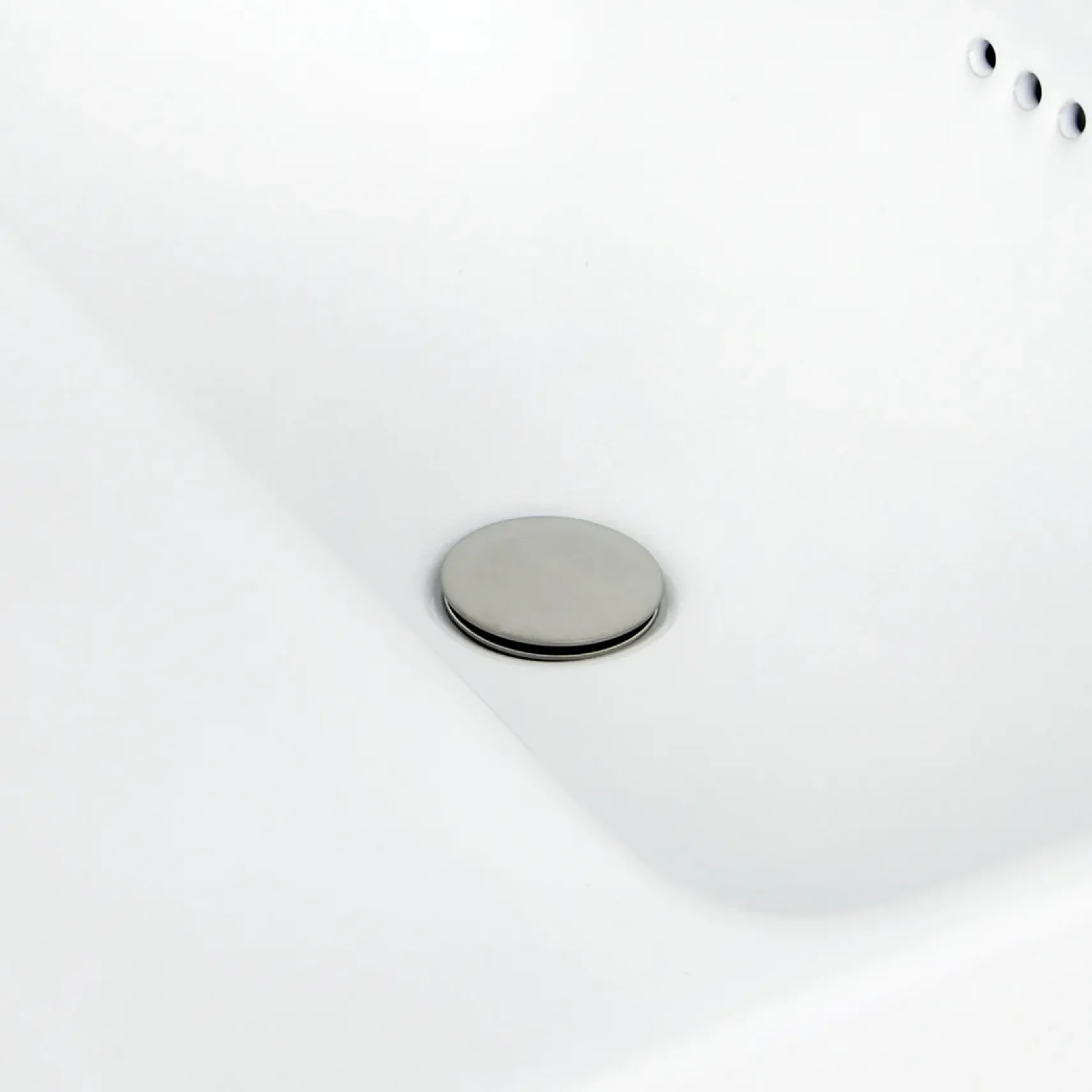 Nantucket Sinks Brant Point 23" Ceramic Bathroom Sink, White, DI-2317-R8
