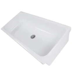 Nantucket Sinks Brant Point 36" Fireclay Bathroom Sink, White, Canal35-90