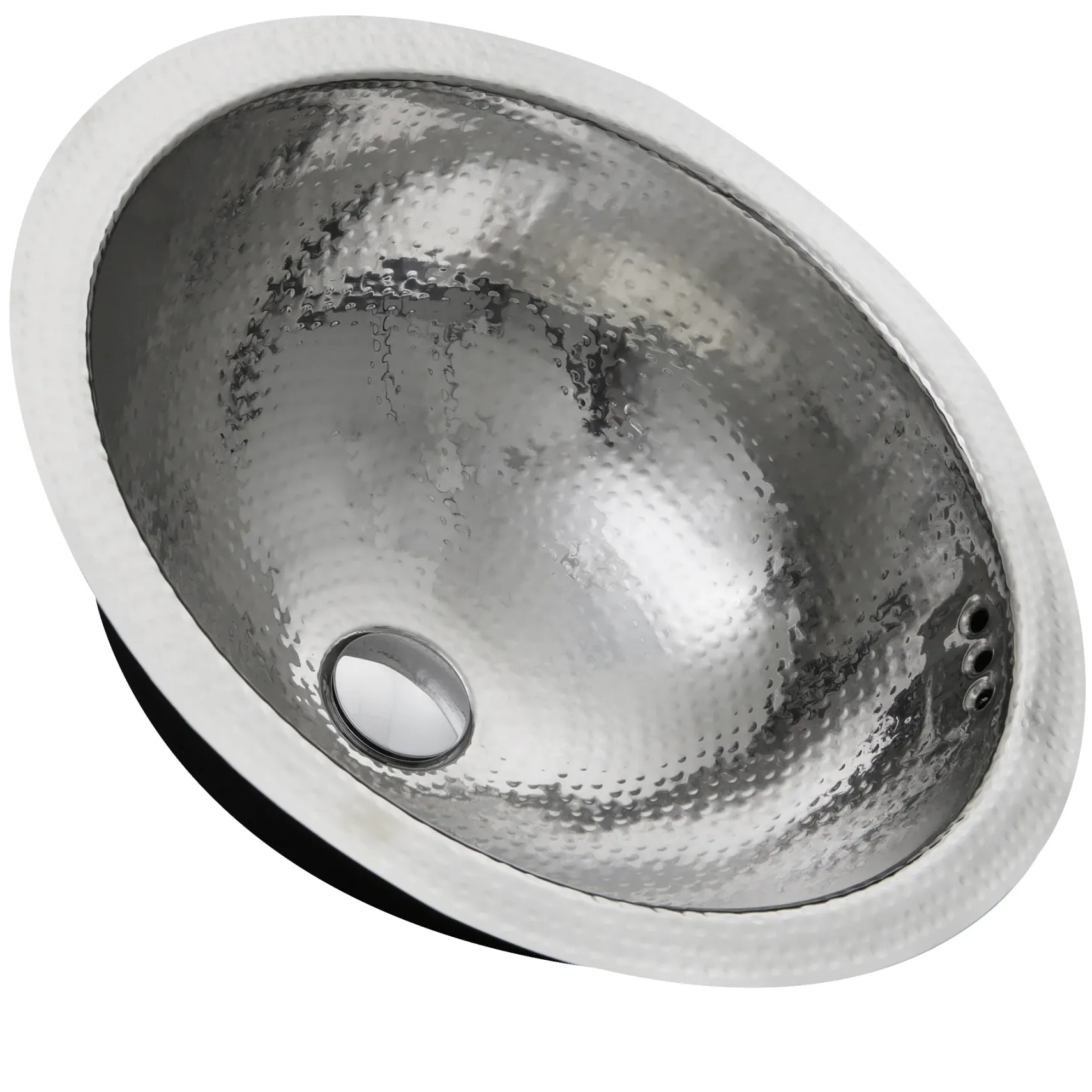 Nantucket Sinks Brightwork Home 17" Stainless Steel Bathroom Sink, RLS-OF