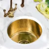 Nantucket Sinks Brightwork Home 15" Round Brass Bar/Kitchen Sink, RS15-UB