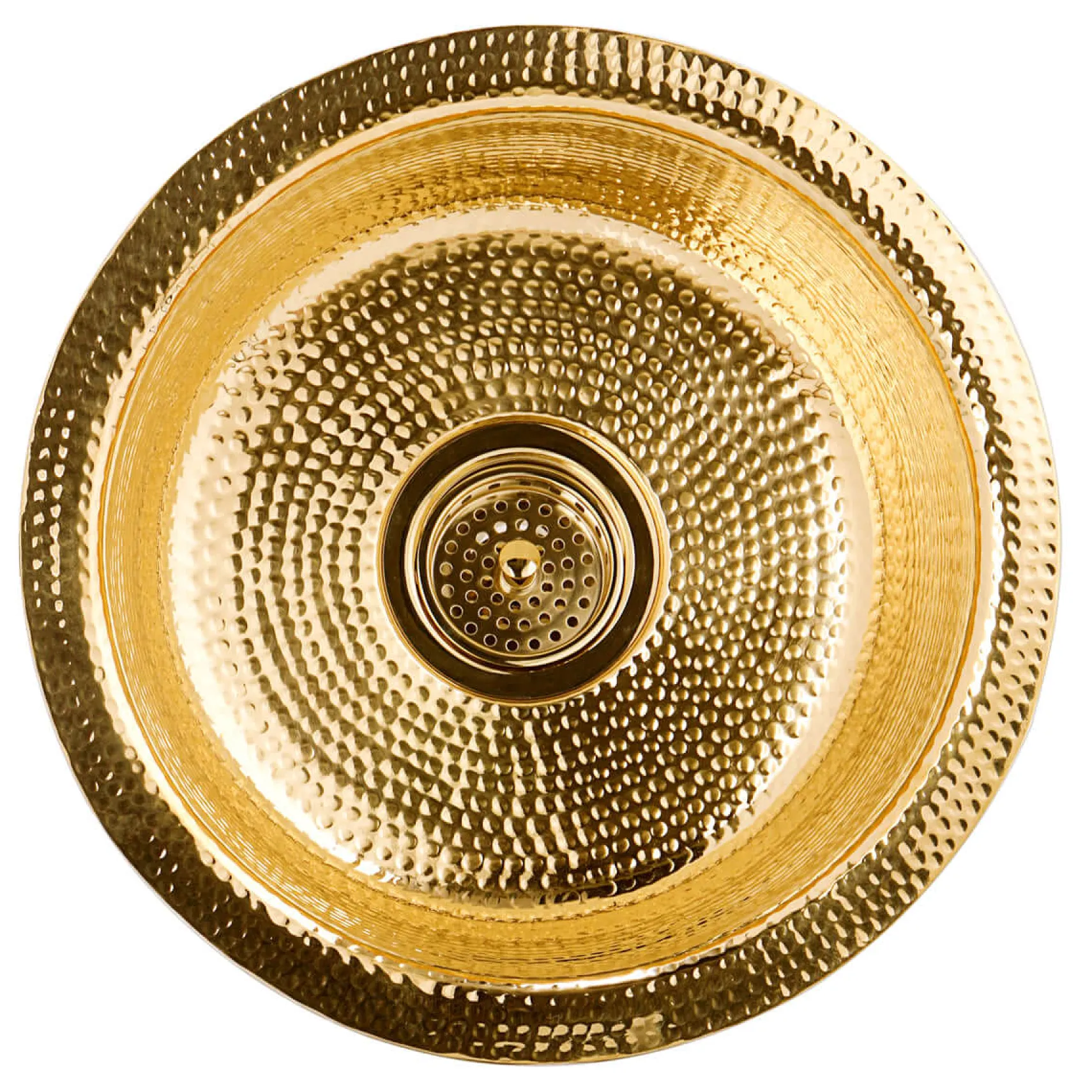 Nantucket Sinks Brightwork Home 15" Round Brass Bar/Kitchen Sink, RS15-UB