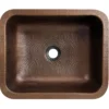 Nantucket Sinks Brightwork Home 17" Copper Bathroom Sink, REHC