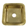 Nantucket Sinks Brightwork Home 17" Brass Bar Sink, SQRB-7
