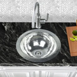 Nantucket Sinks Brightwork Home 13" Stainless Steel Bar Sink, ROS