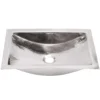 Nantucket Sinks Brightwork Home 20" Stainless Steel Bathroom Sink, TRS