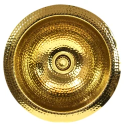 Nantucket Sinks Brightwork Home 13" Brass Bar Sink, Polished, ROB