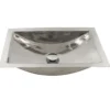Nantucket Sinks Brightwork Home 20" Stainless Steel Bathroom Sink, TRS-SM