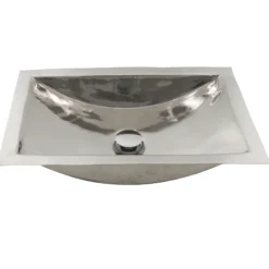 Nantucket Sinks Brightwork Home 20" Stainless Steel Bathroom Sink, TRS-SM