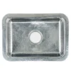 Nantucket Sinks Brightwork 20" Rectangular Stainless Steel Bar/Kitchen Sink with Accessories, 18 Gauge, RES2014