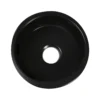 Nantucket Sinks Cape 18" Round Fireclay Bar/Prep Sink with Accessories, Matte Black, Hyannis-18MB