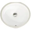 Nantucket Sinks Great Point 19" Ceramic Bathroom Sink, White, UM-16CW