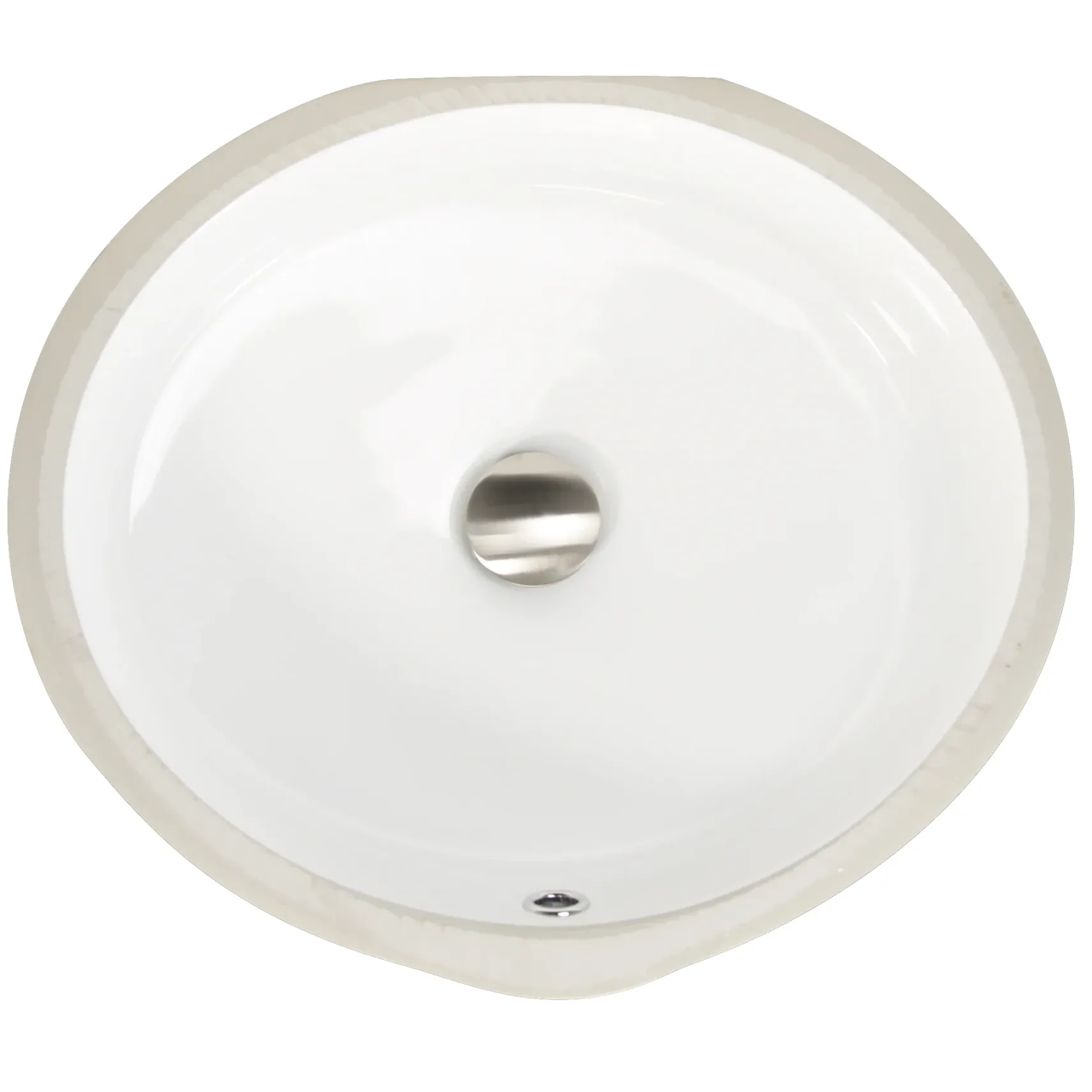 Nantucket Sinks Great Point 19" Ceramic Bathroom Sink, White, UM-16CW