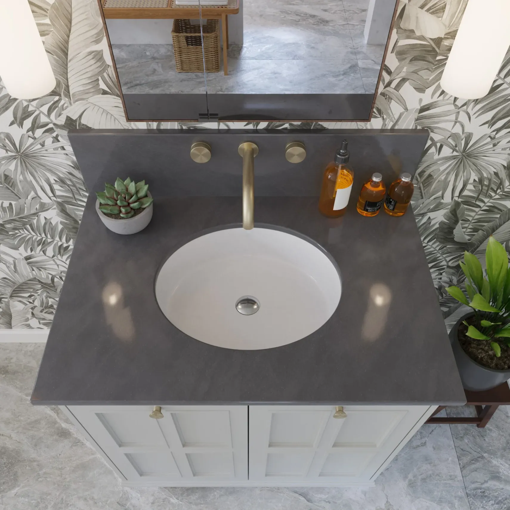 Nantucket Sinks Great Point 19" Ceramic Bathroom Sink, White, UM-16CW