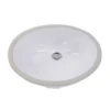 Nantucket Sinks Great Point 19" Ceramic Bathroom Sink, White, GB-17x14-W