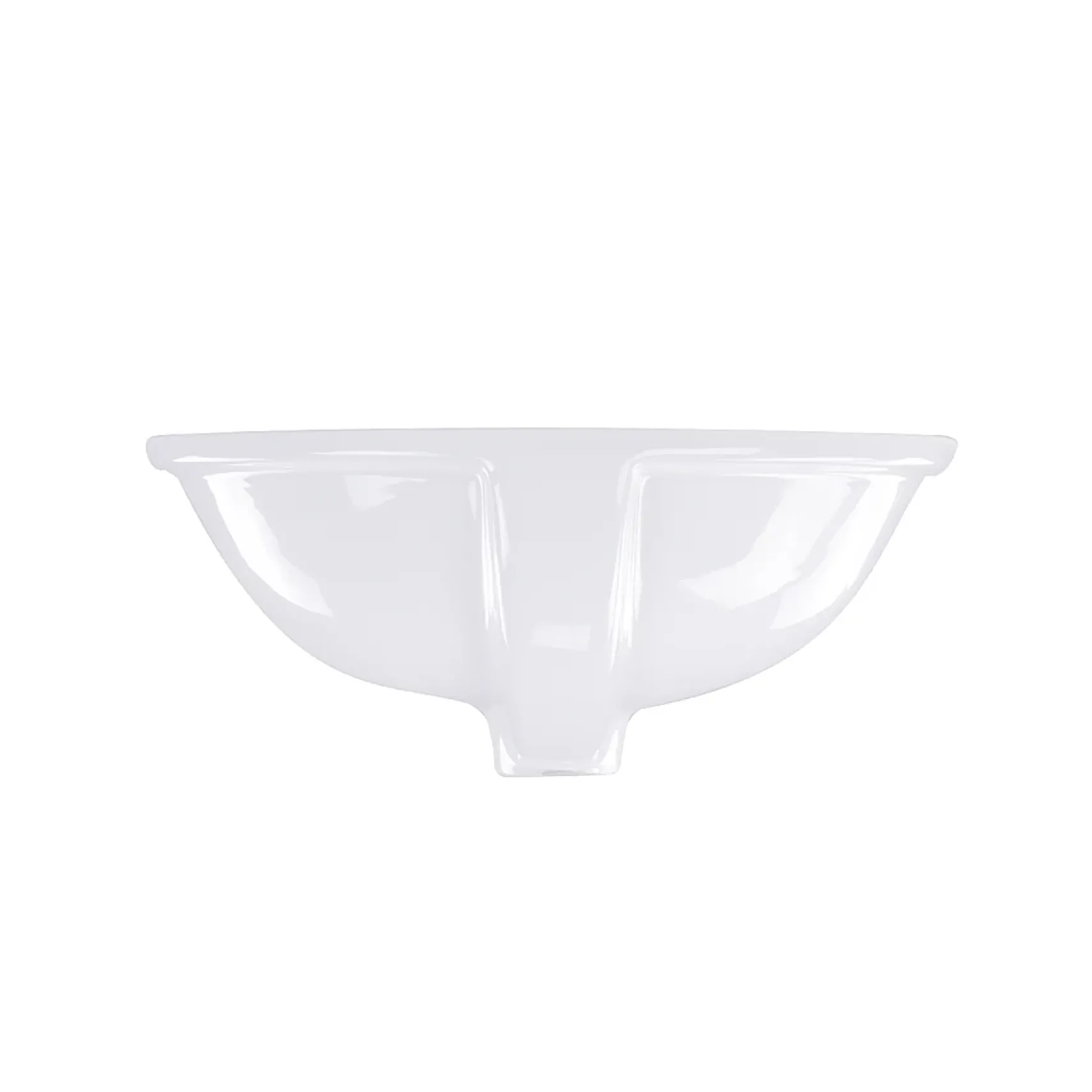 Nantucket Sinks Great Point 19" Ceramic Bathroom Sink, White, GB-17x14-W