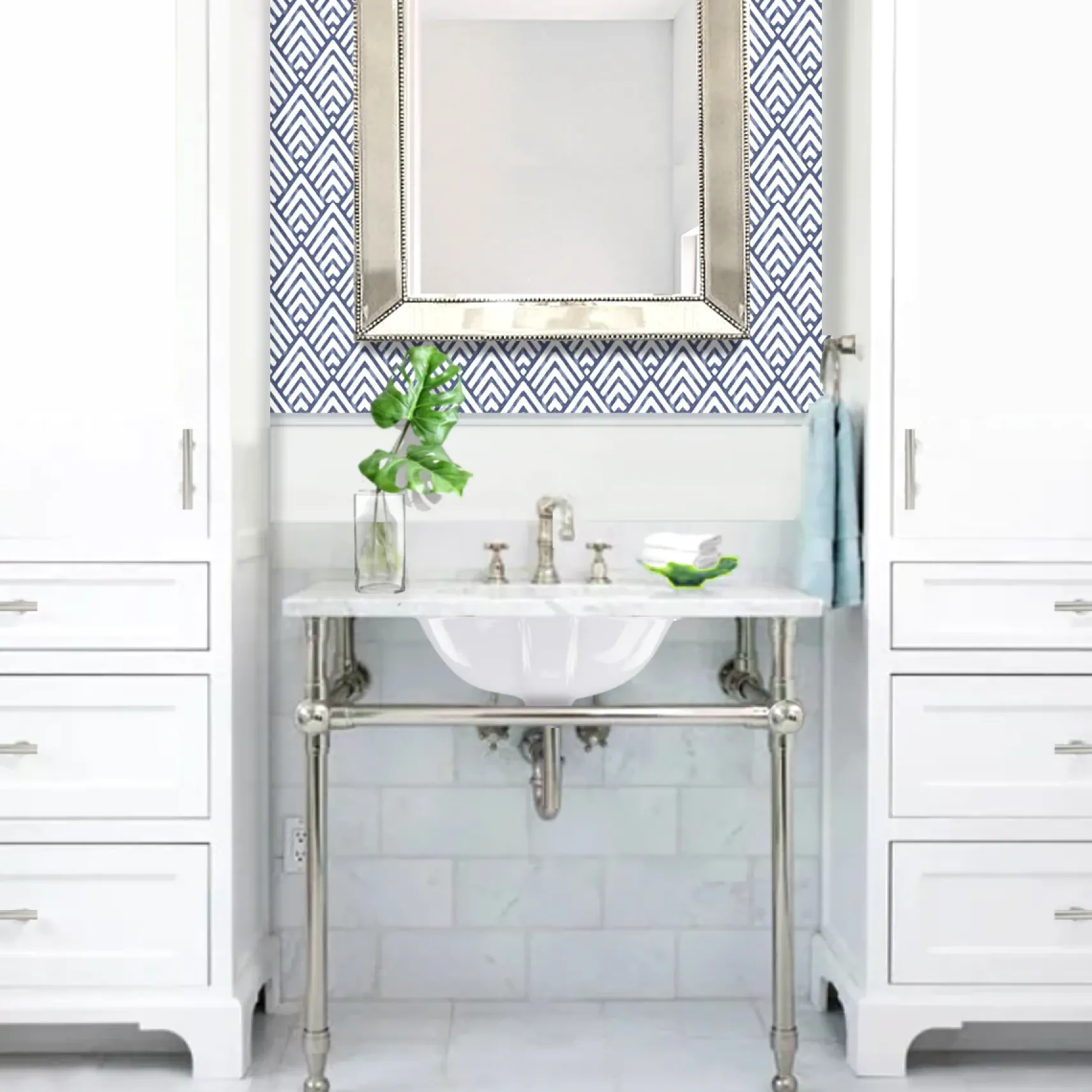 Nantucket Sinks Great Point 19" Ceramic Bathroom Sink, White, GB-17x14-W