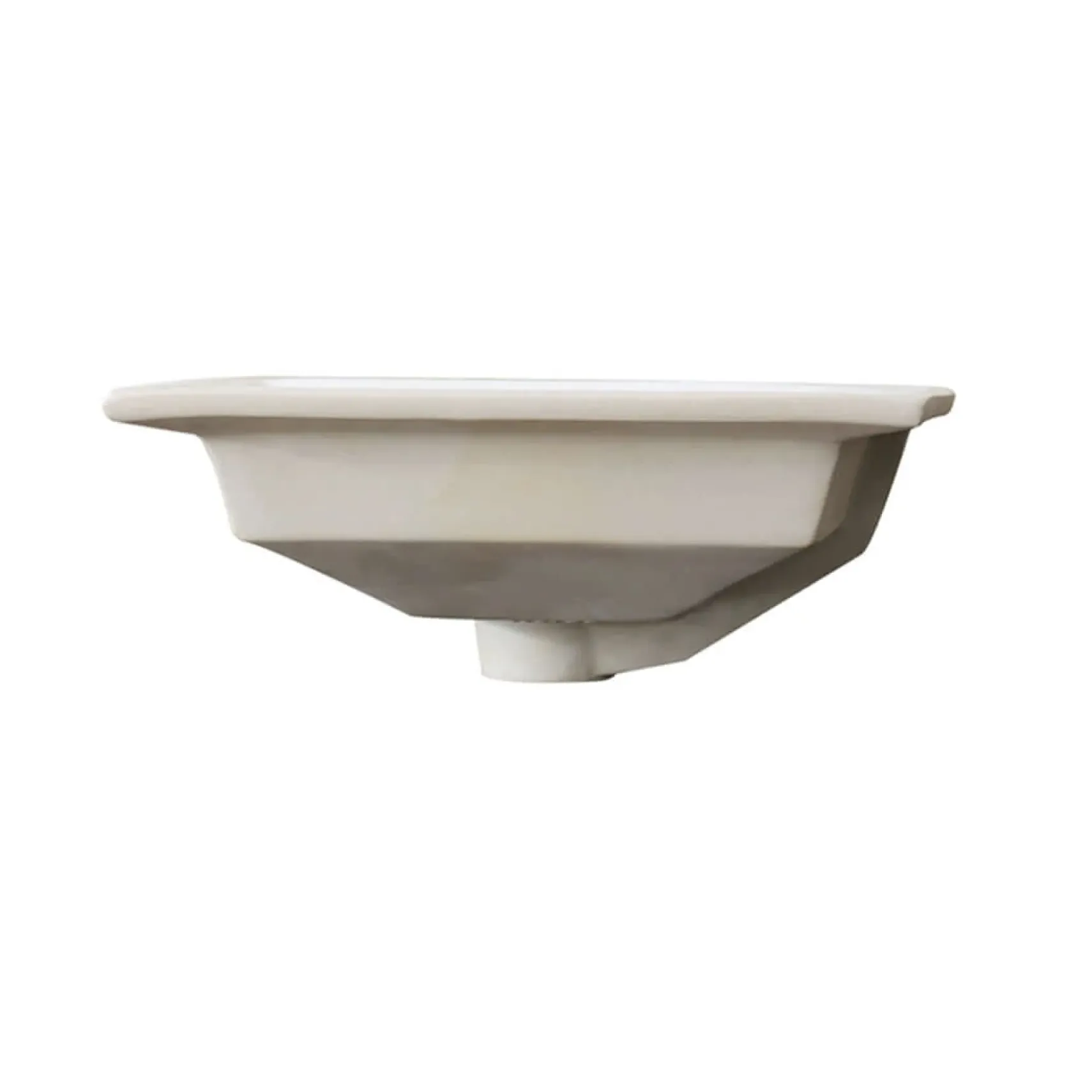 Nantucket Sinks Great Point 19.7.5" x 16" Rectangular Undermount Ceramic - Vitreous China Bathroom Sink with Accessories, White, UM-2016C-W