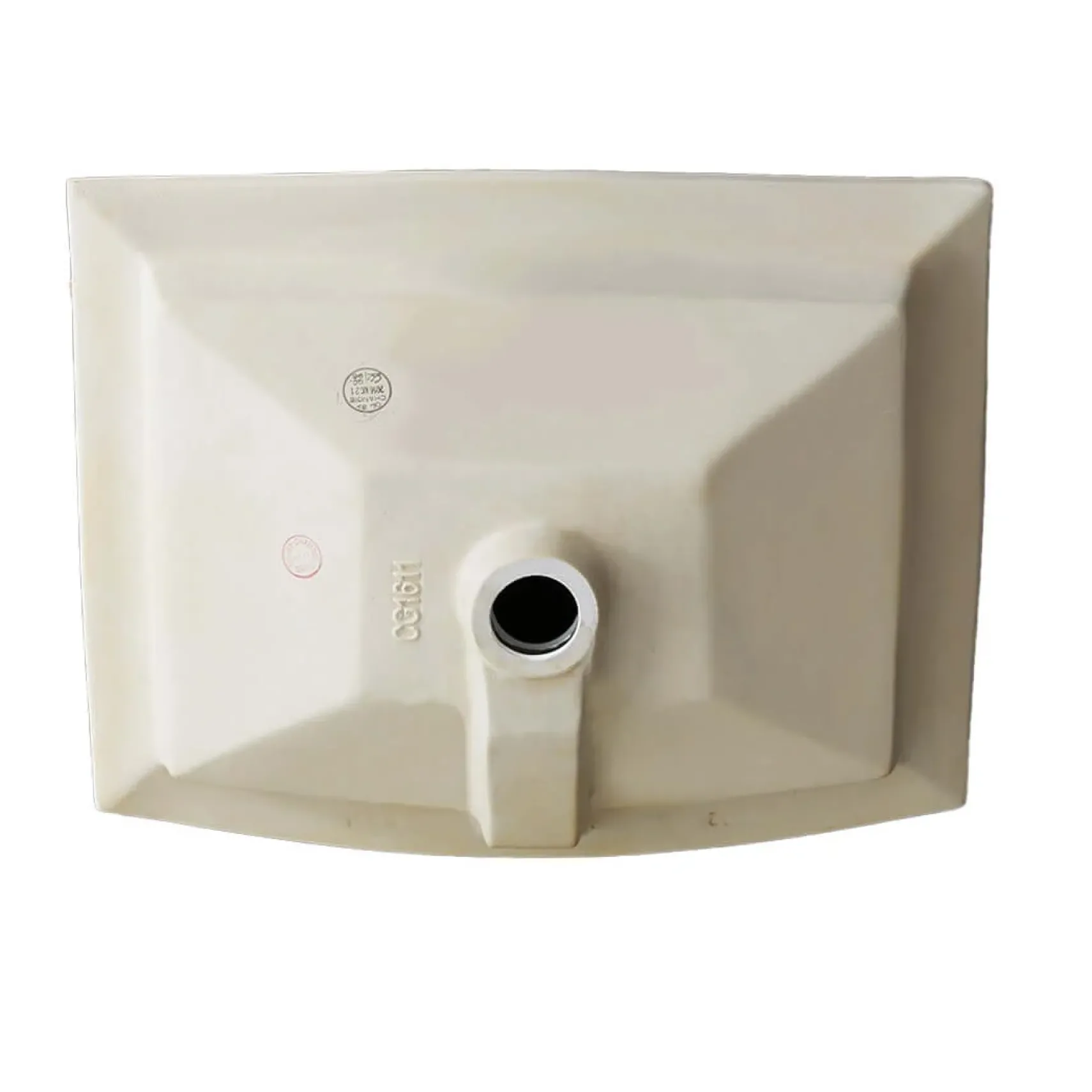Nantucket Sinks Great Point 19.7.5" x 16" Rectangular Undermount Ceramic - Vitreous China Bathroom Sink with Accessories, White, UM-2016C-W