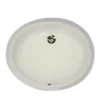 Nantucket Sinks Great Point 17" Ceramic Bathroom Sink, Bisque, UM-15x12-B