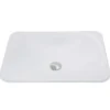 Nantucket Sinks Great Point 21" Ceramic Bathroom Sink, White, DI-2114-R