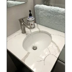 Nantucket Sinks Great Point 15" x 12.125" Oval Undermount Ceramic - Vitreous China Bathroom Sink, White, UM-13x10-W