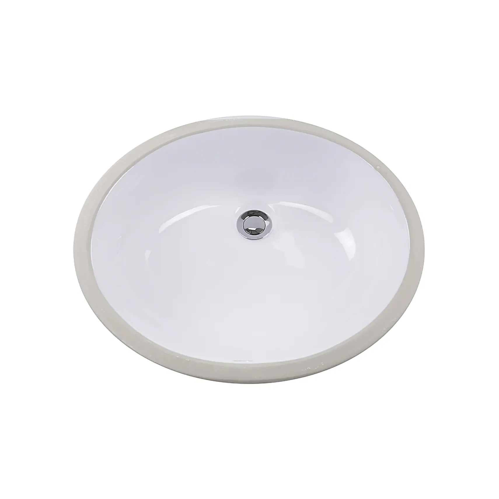 Nantucket Sinks Great Point 17" Ceramic Bathroom Sink, White, GB-15x12-W