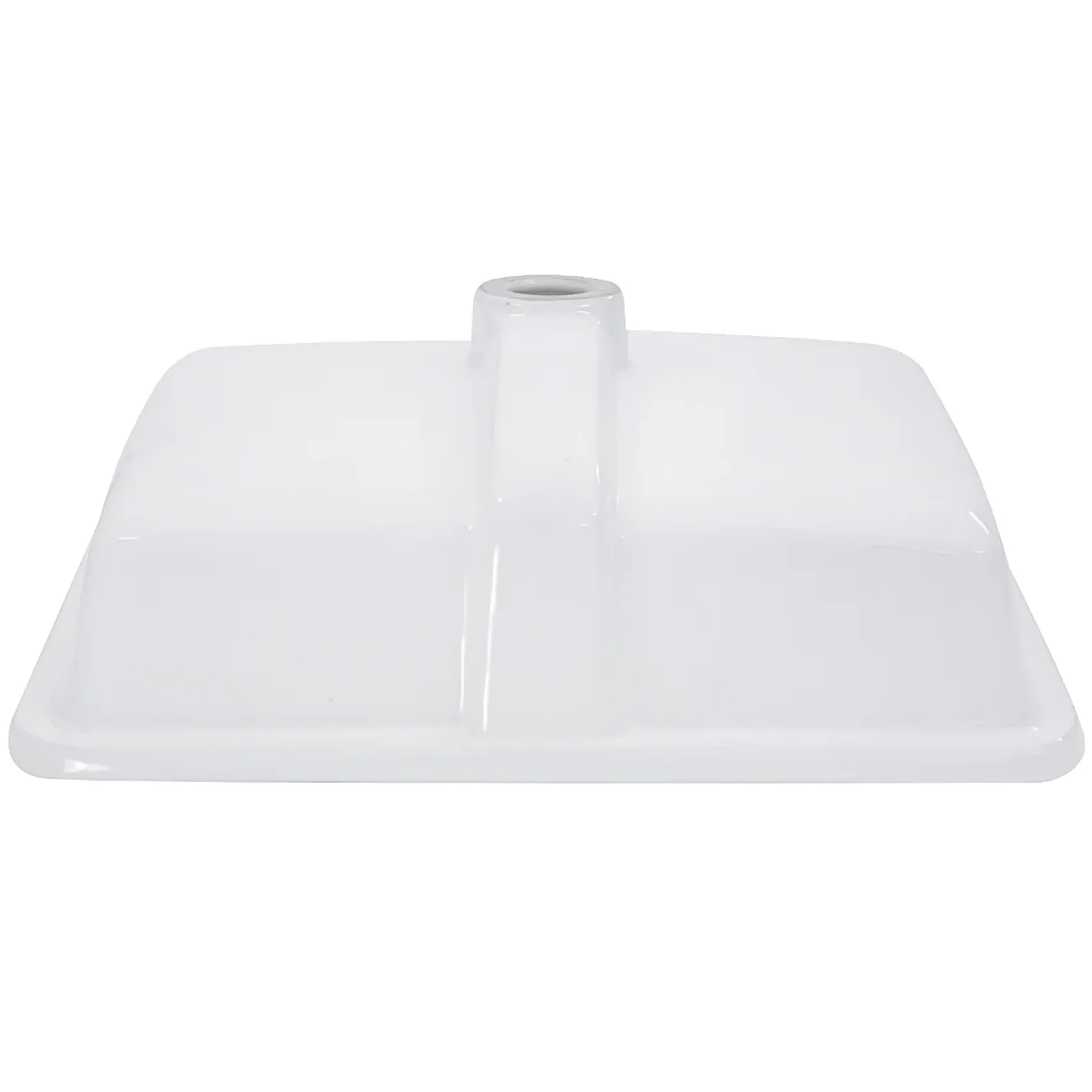 Nantucket Sinks Great Point 20" Ceramic Bathroom Sink, White, GB-17x13-W
