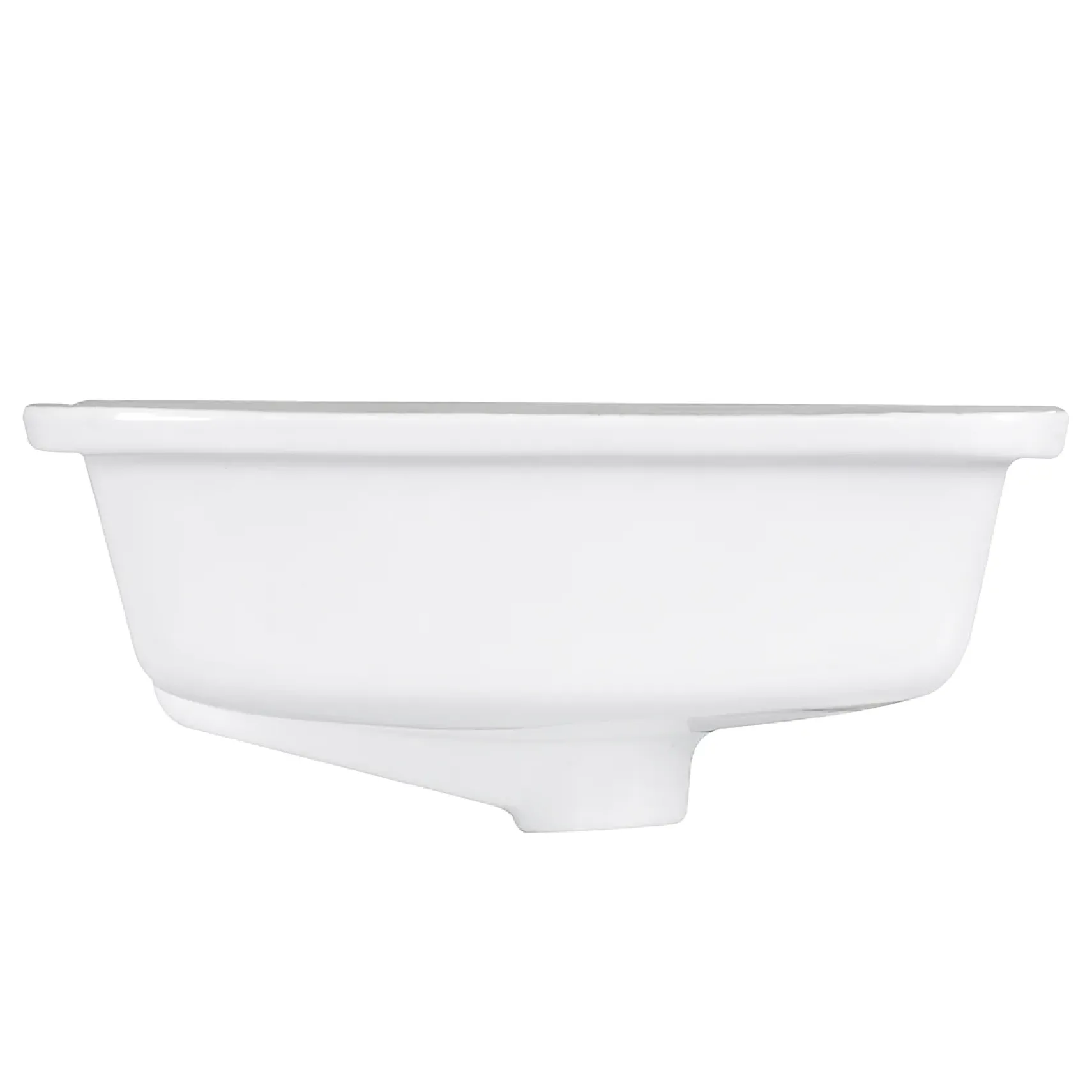 Nantucket Sinks Great Point 20" Ceramic Bathroom Sink, White, GB-17x13-W